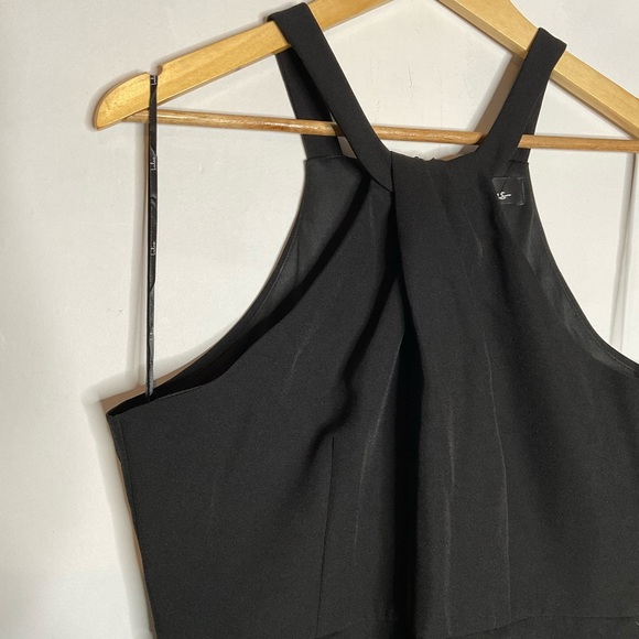 NWT Lulu’s Black Be My Baby Halter Twist Bodycon Midi Dress XLarge - Picture 6 of 11